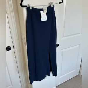 A.L.C. - Fabric Midi Skirt With Slit